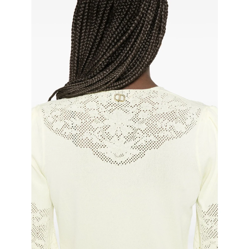 Twinset Gele Trui voor Vrouwen Beige Dames
