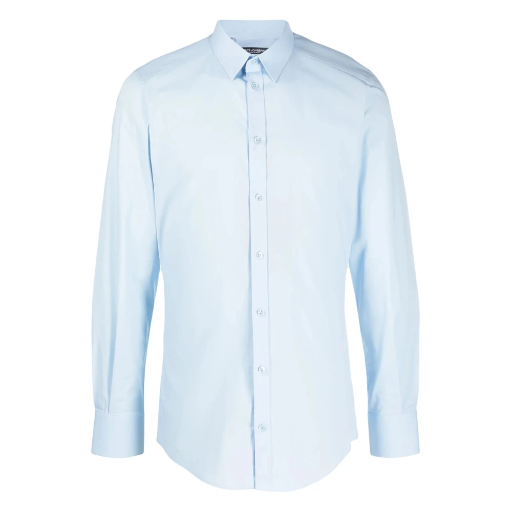 Dolce & Gabbana Men's Blue Clear Stylish Shirts - Formal Shirts - L - Shirts