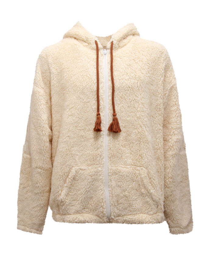 sweat-a-capuche-effet-teddy-zip-creme