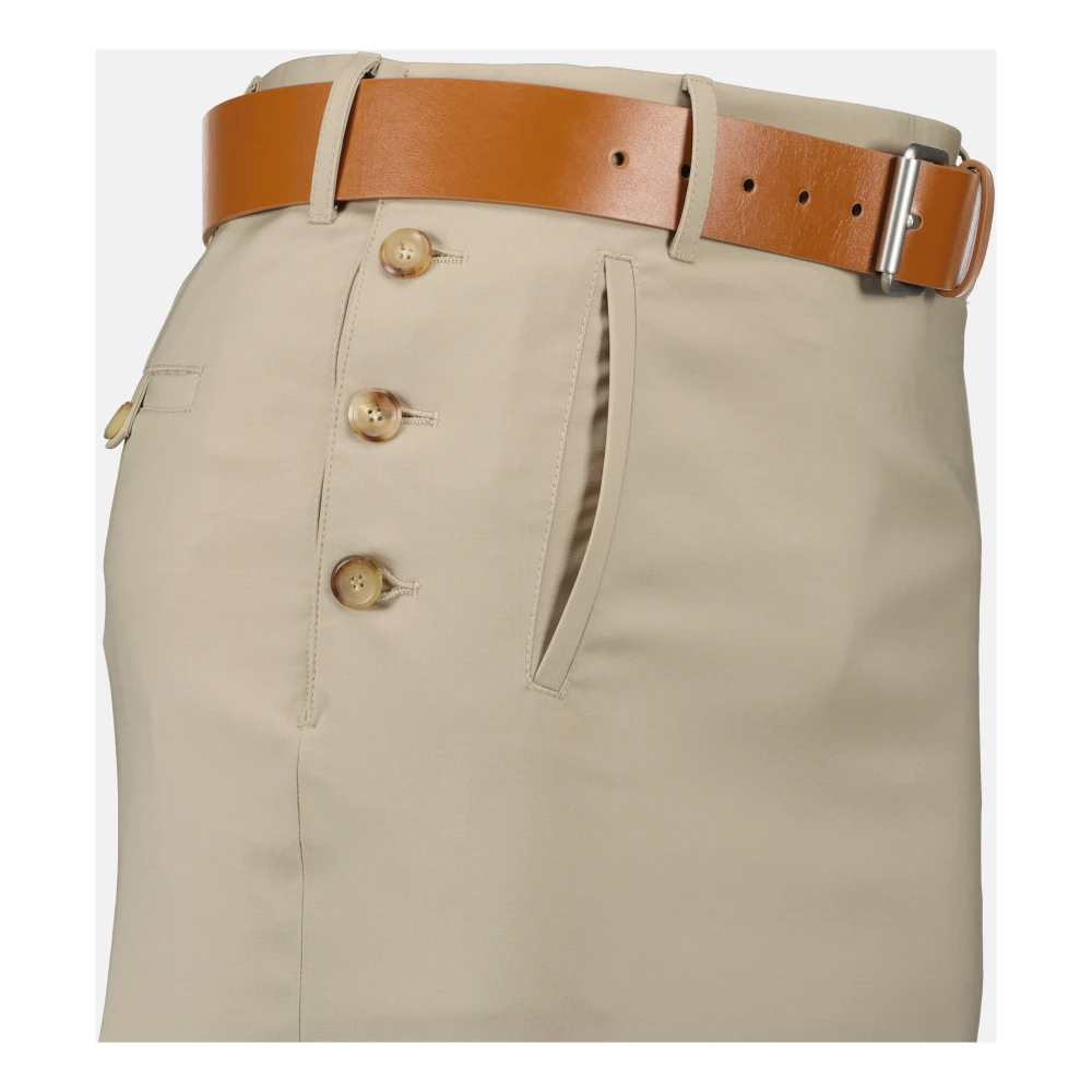 Moschino Beige Pencil Rok Lente-Zomer 2025 Beige Dames