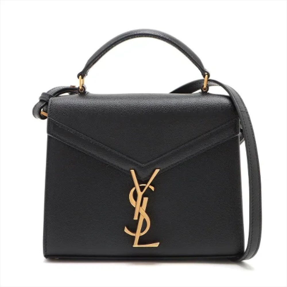 Yves Saint Laurent Vintage Pre-owned Leather handbags Black Dames