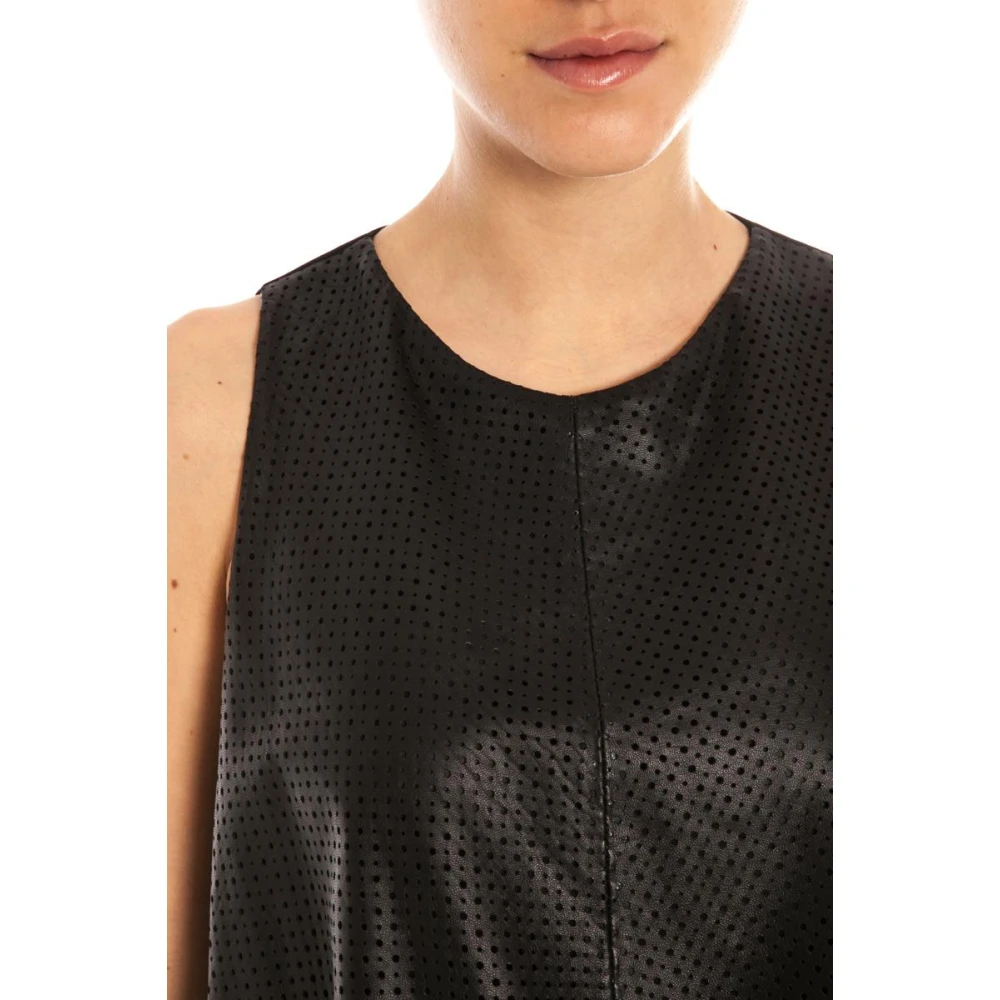 Daniele Alessandrini Stijlvolle Top Sweatshirt Ermelinda Black Dames