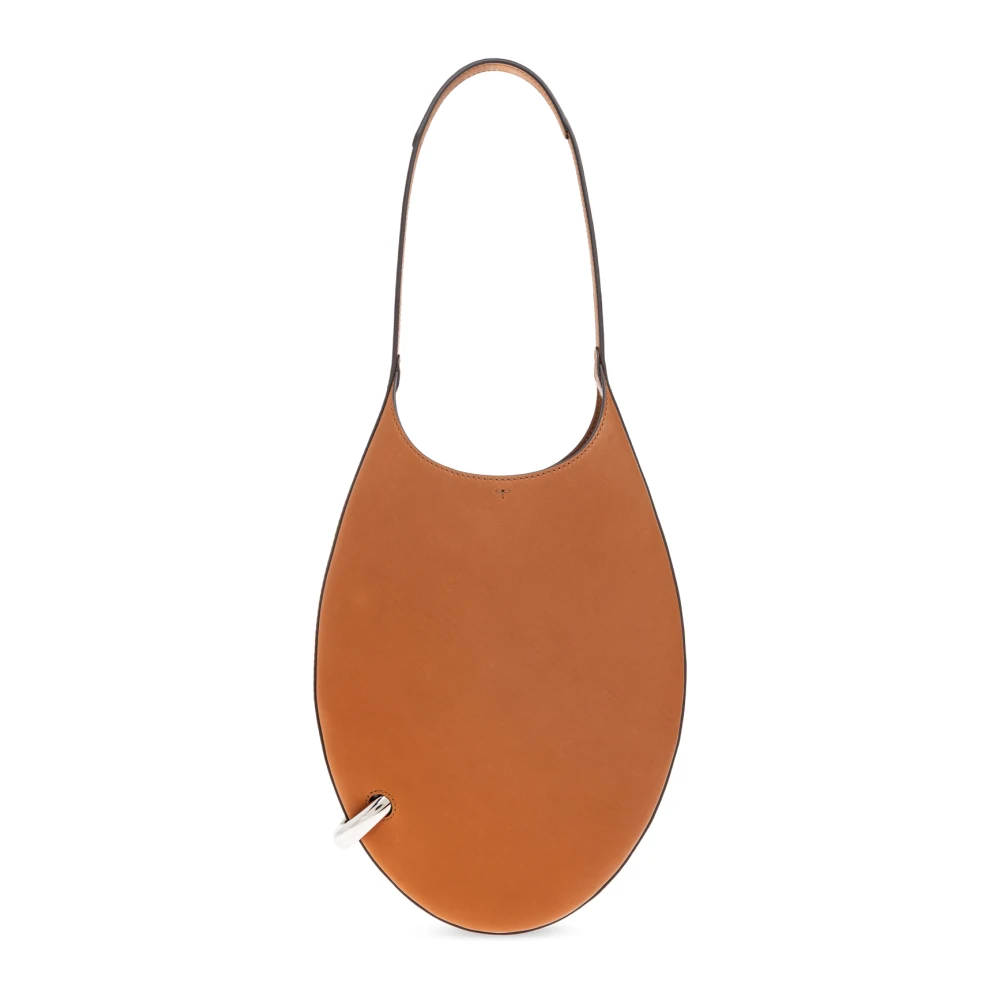 Tory Burch Vrouw Bruin Tassen Dames, One Size, Leer, Schoudertas Pierced