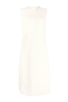Beige Midi Klänning för Kvinnor