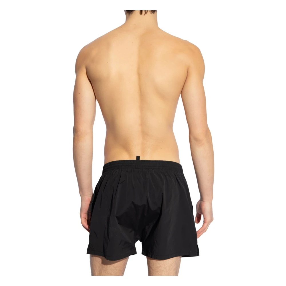 Dsquared2 Zwart Zee Kleding Logo Print Black Heren