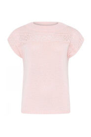 Skovhuus Feminin Short Sleeve T-Shirt Toppe & T-Shirts 3015  Peach
