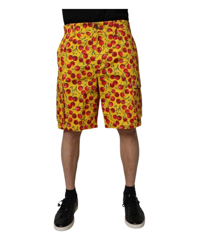 short-bermuda-en-coton-imprime-cerises