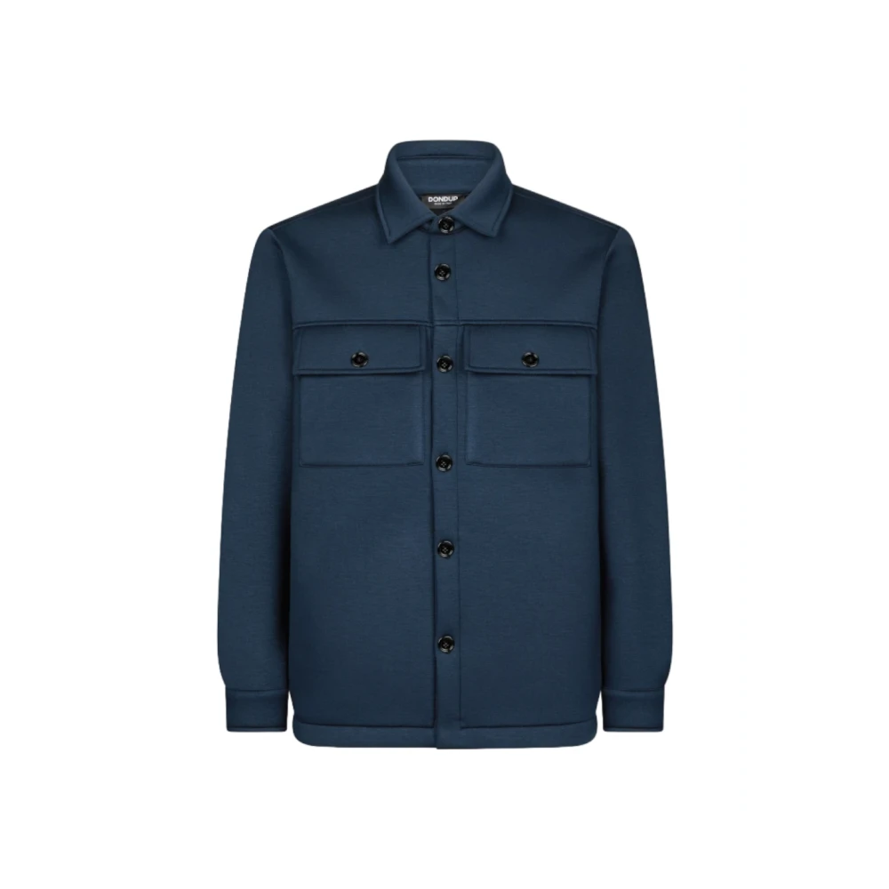 Dondup Field Jacket med Fickor Blue, Herr