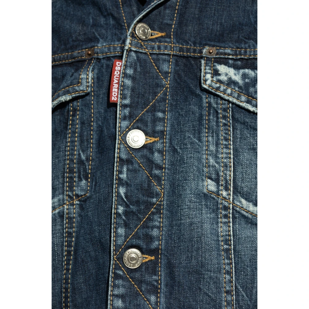 Dsquared2 Denim jas Blue Heren