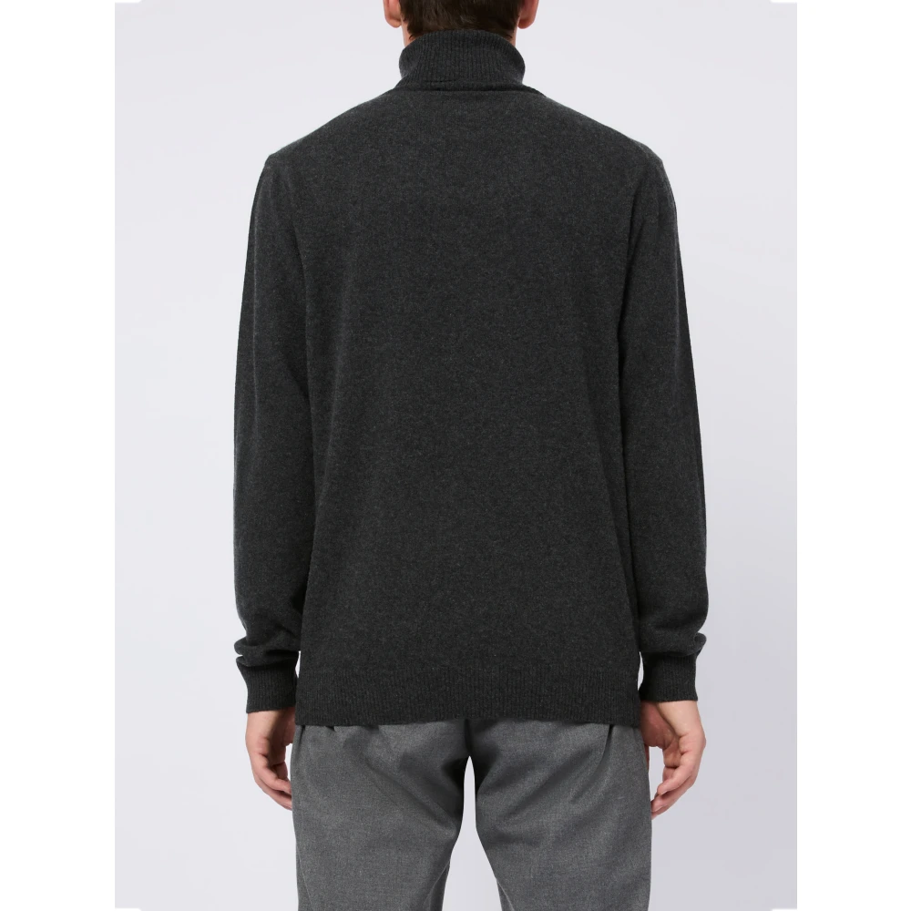 Daniele Fiesoli Merino Cashmere Coltrui Trui Grijs Gray Heren