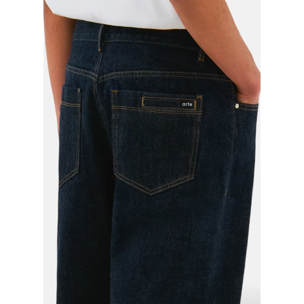 Arte Antwerp Klassieke Denim Broek Blauw Blue Heren