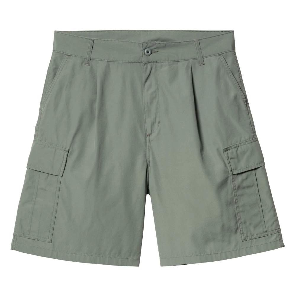 Carhartt WIP Groene Cargo Shorts met Geborduurd Logo Green Heren