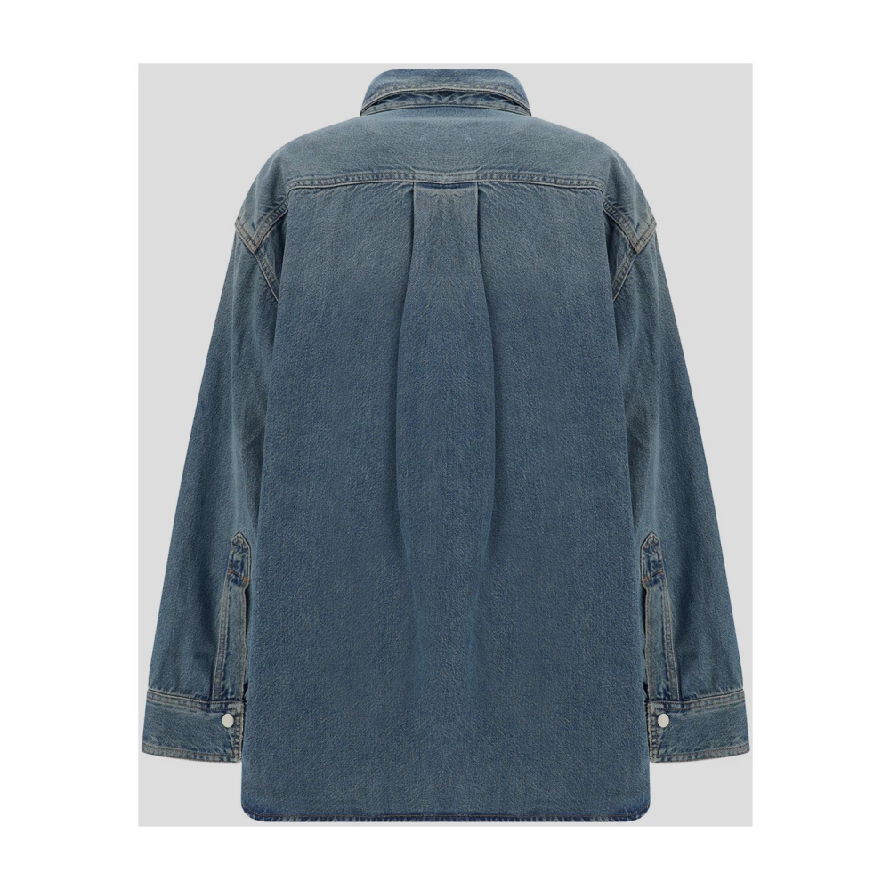 Haikure Blauwe Denim Shirt Blue Dames