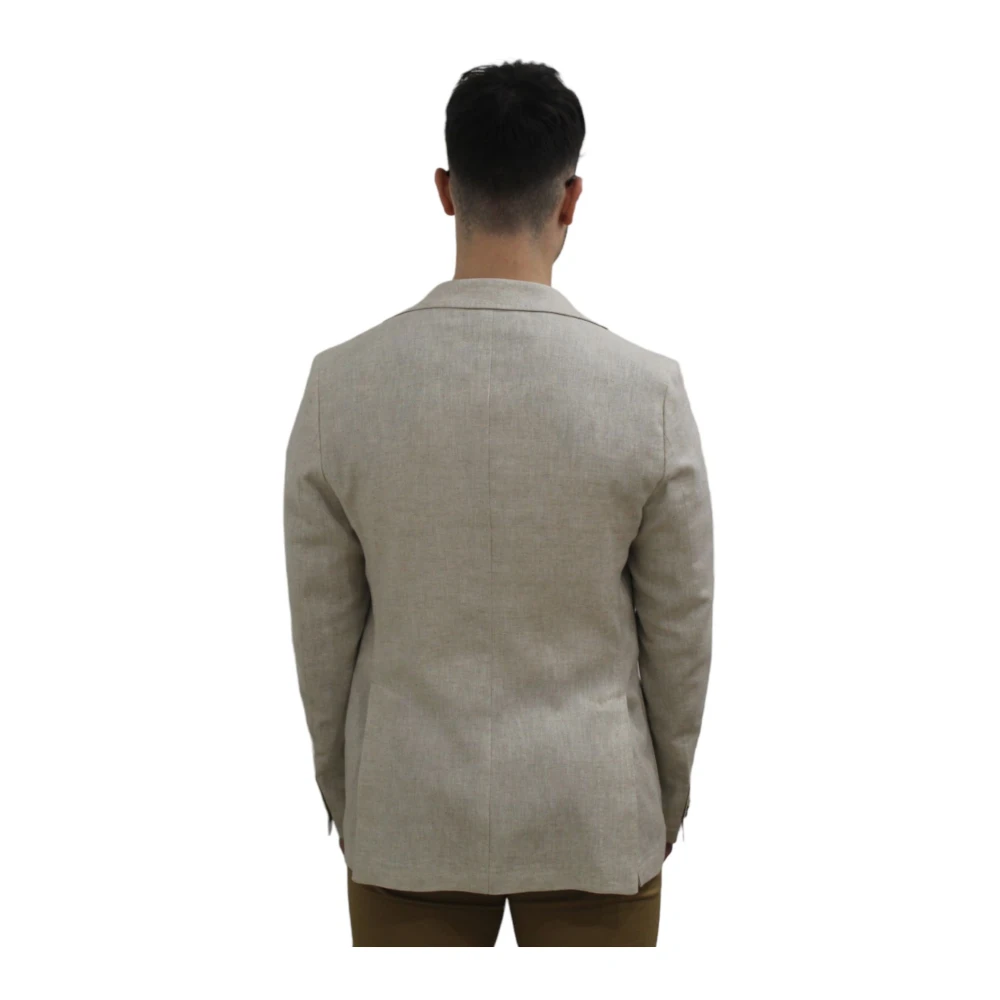 Manuel Ritz Elegante Jas Beige Heren