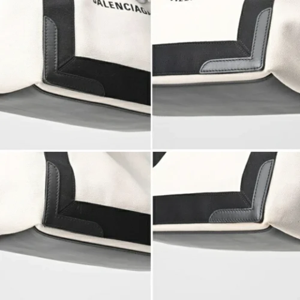 Balenciaga Vintage Pre-owned Canvas handbags White Dames