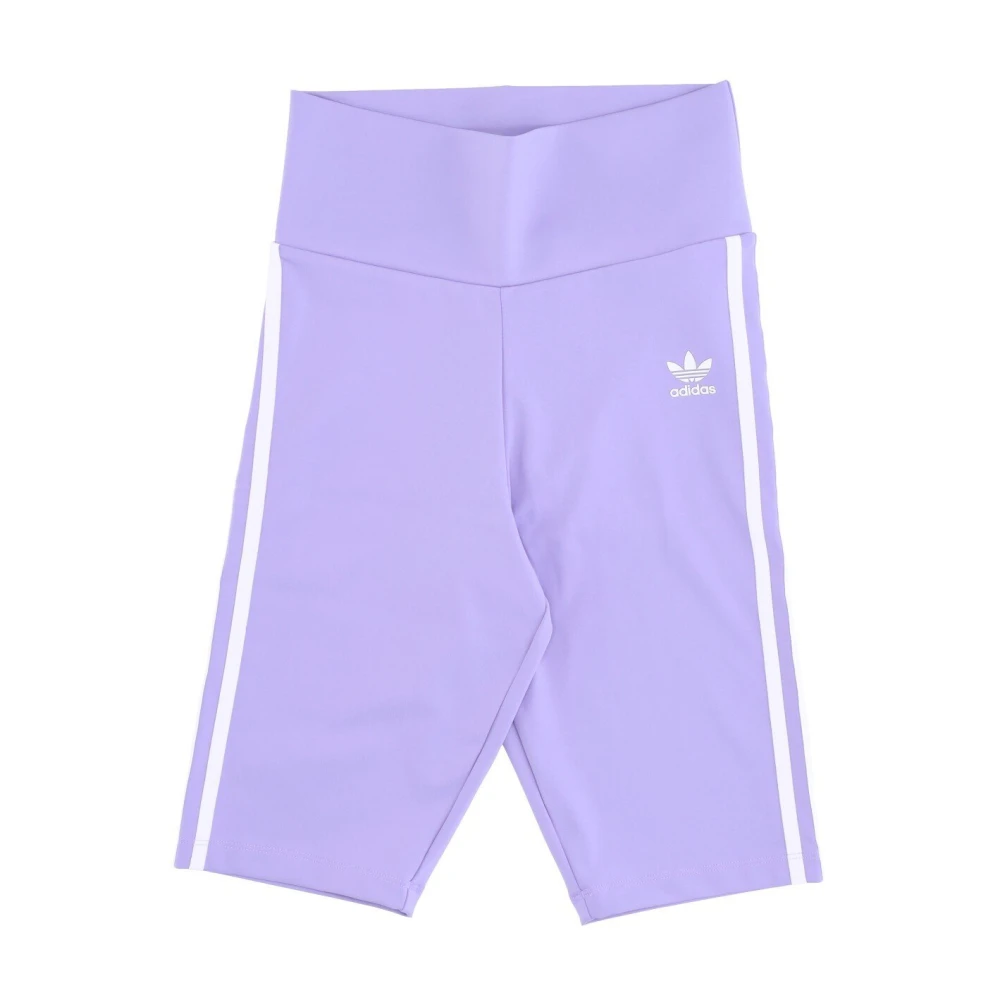 Adidas Hoge taille korte tights voor dames Purple Dames