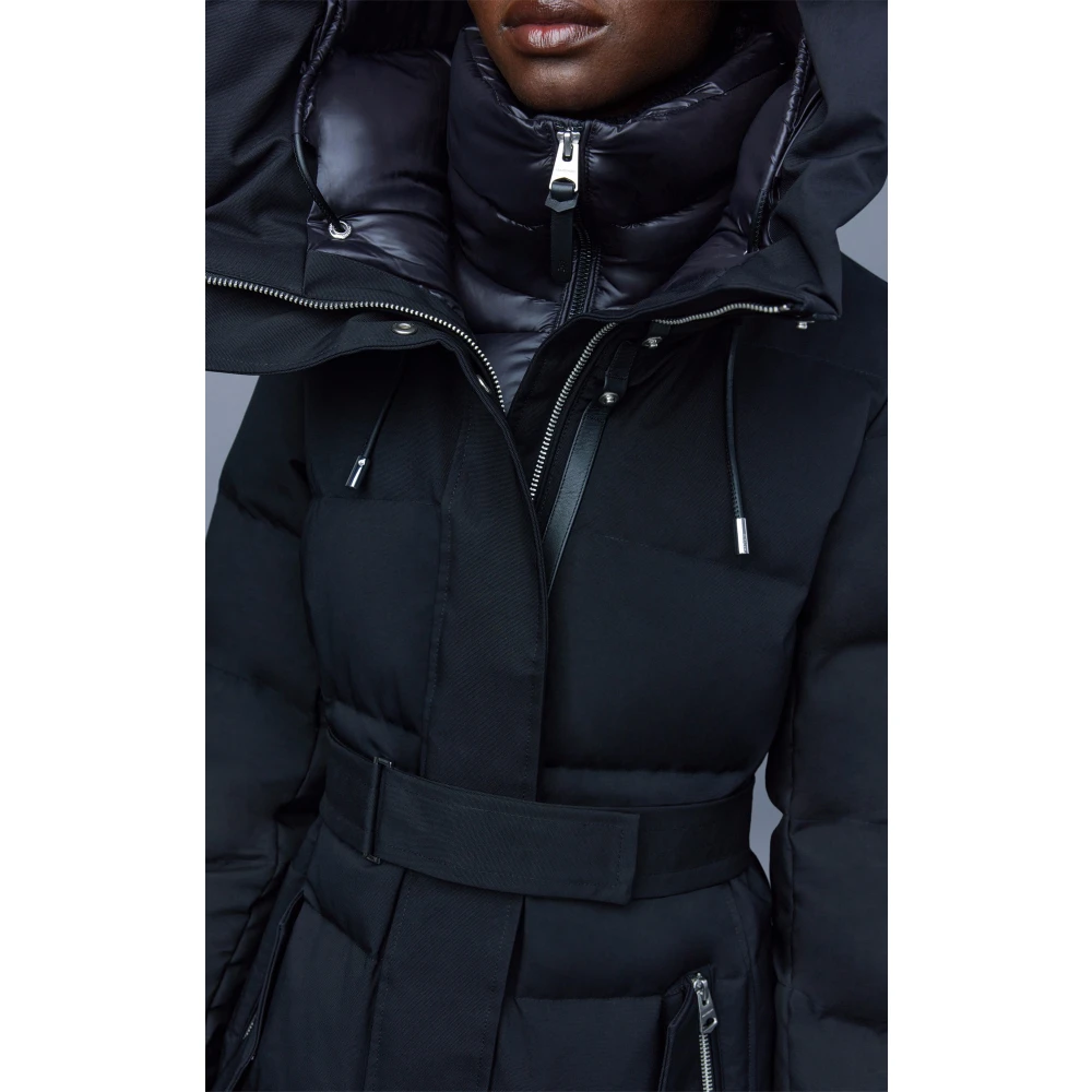 Mackage Long Shyla-NF Zwarte Pufferjas Black Dames