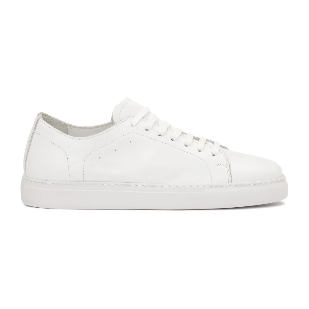 Kazar Witte heren sneakers met veters Heren Schoenen