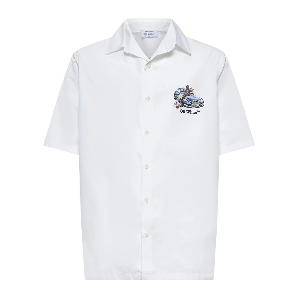Off White Fresco-stijl MultiKleur Shirt White Heren