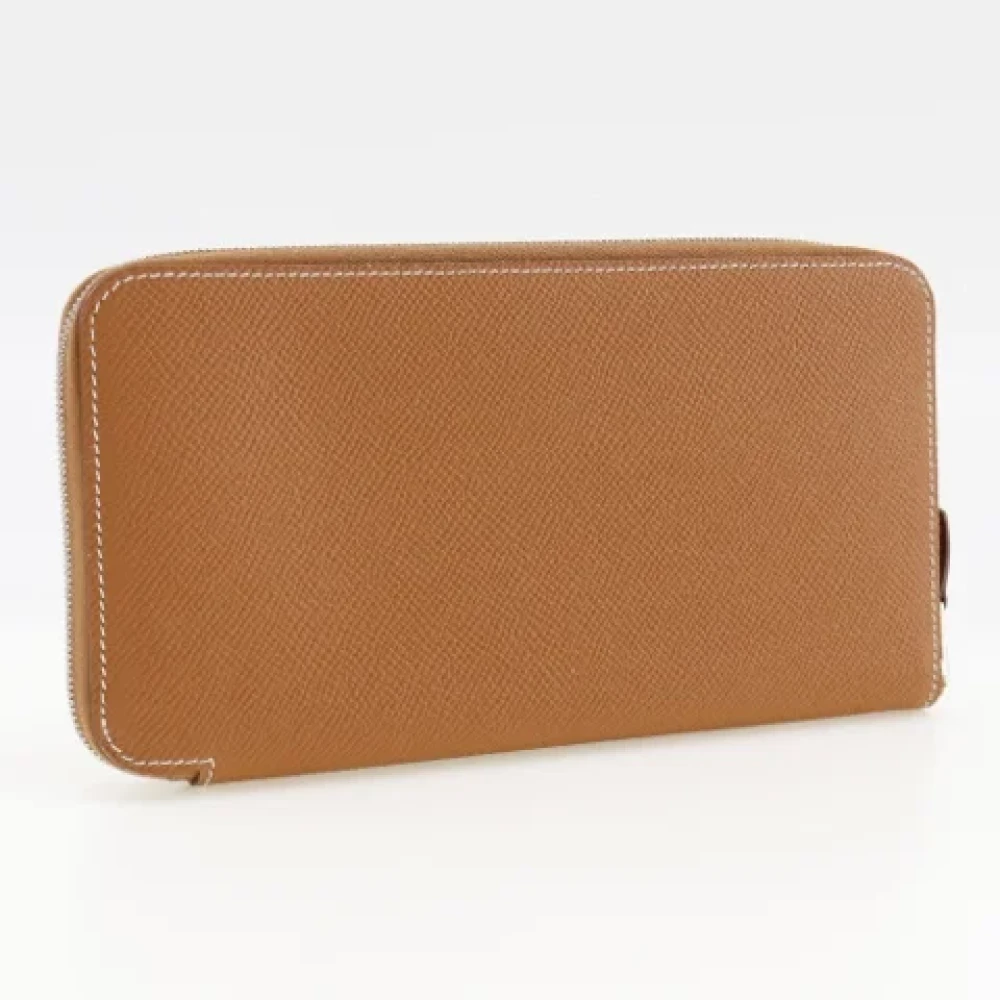 Hermès Vintage Pre-owned Canvas wallets Brown Dames