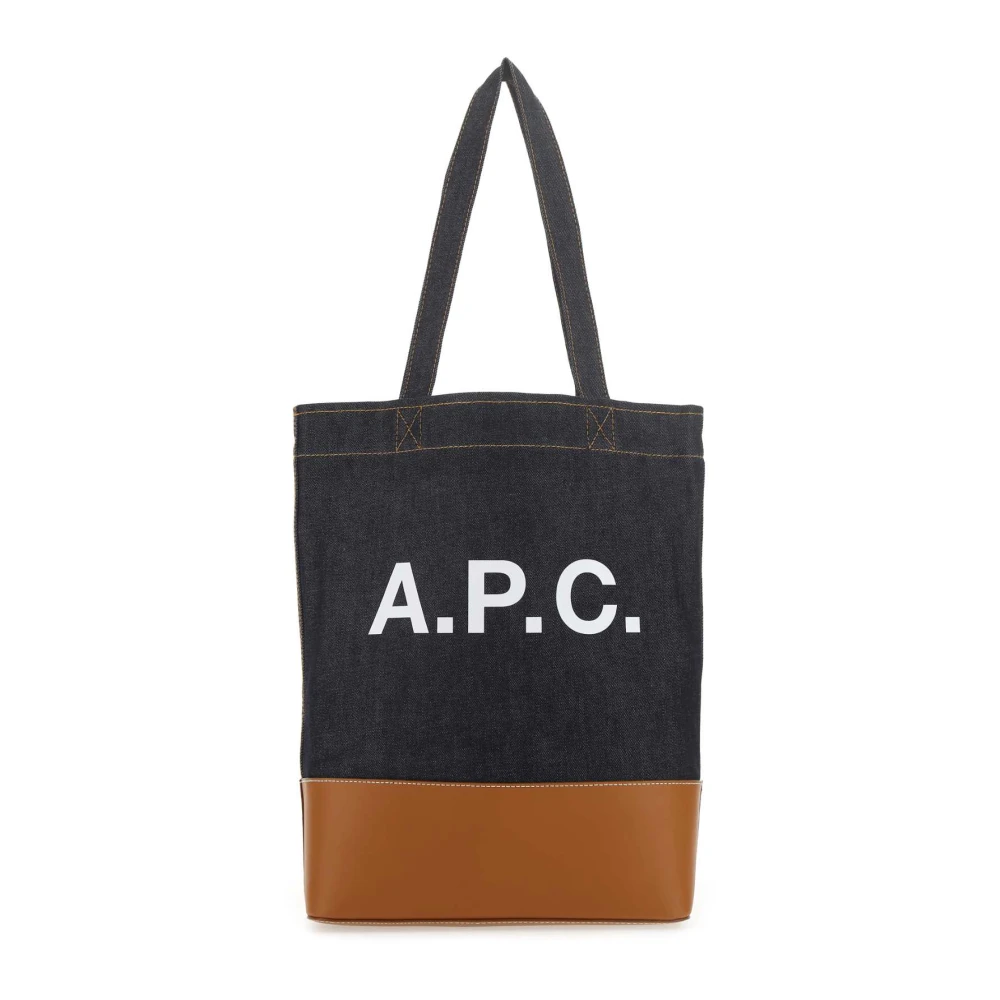 A.p.c. , Shopping Bags, Female, Blue, One Size, Shoulder Bags - Image 2
