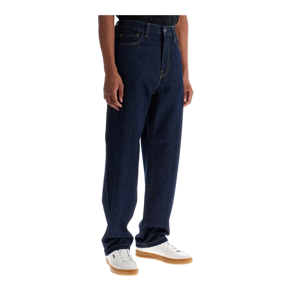 Carhartt WIP Losse Fit Landon Jeans Blue Heren