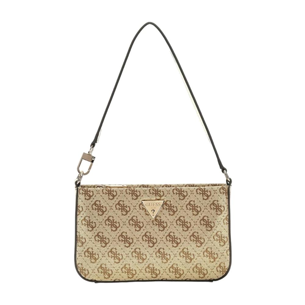 Guess Gouden Synthetische Dames Tas Beige Dames