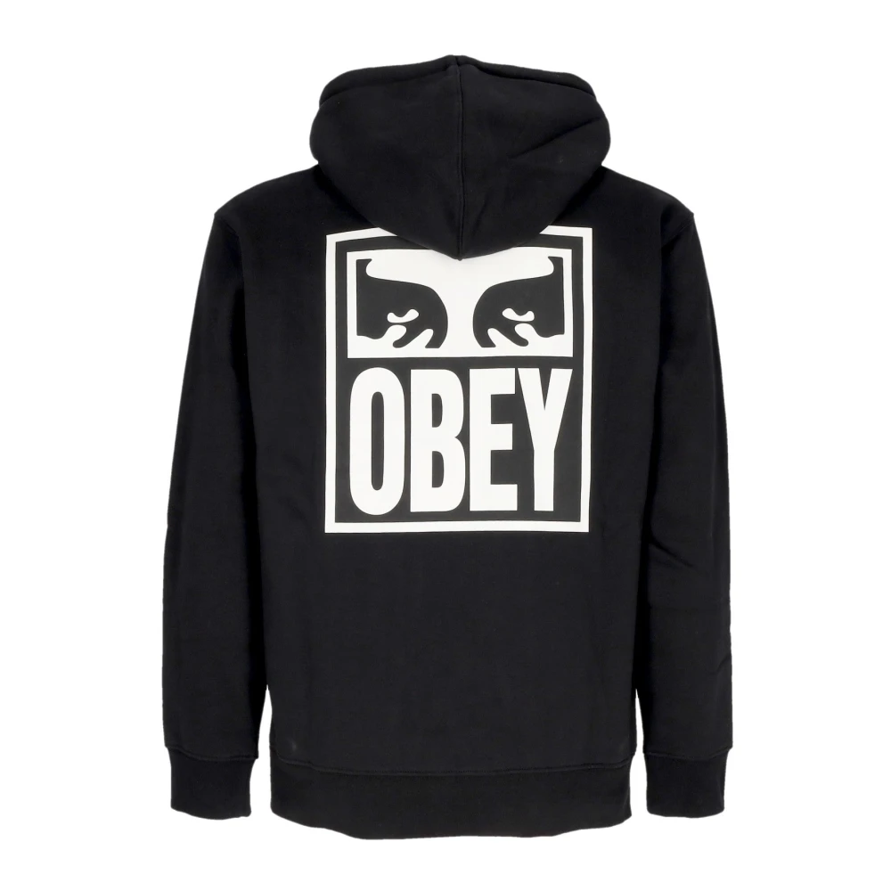 Obey Ogen Icoon Hoodie Premium Fleece Zwart Black Heren
