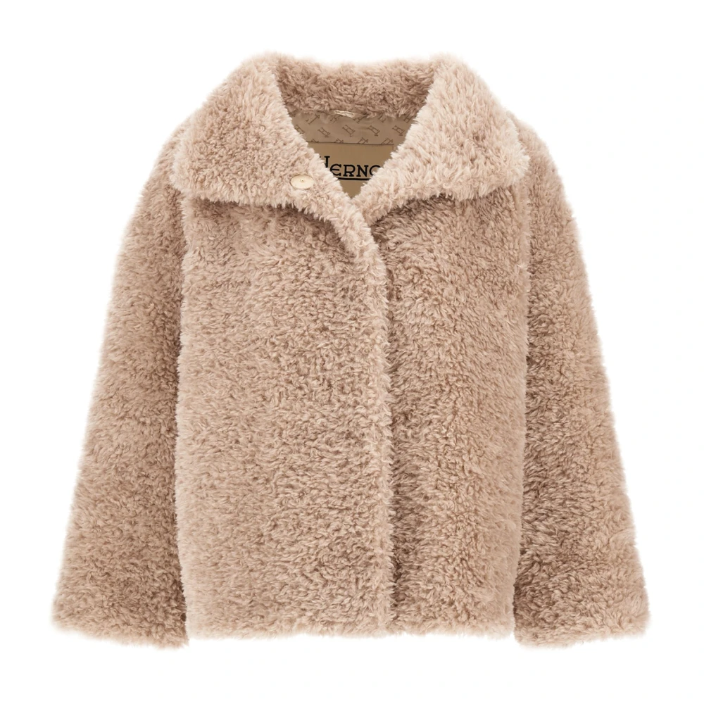 Herno Faux Fur Short Coat - Image 2