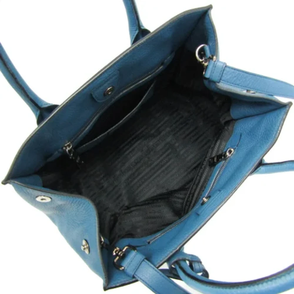 Prada Vintage Pre-owned Fabric prada-bags Blue Dames