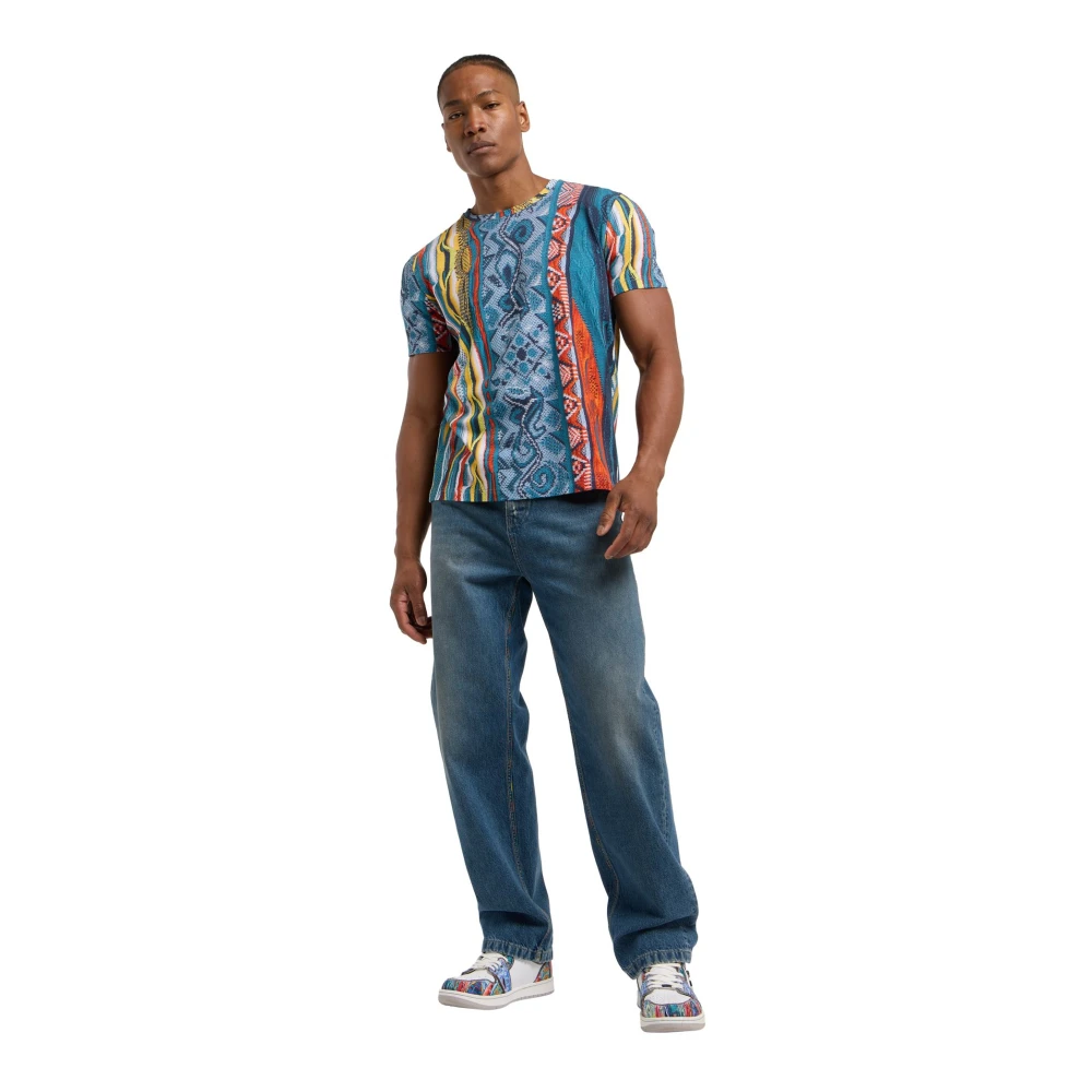 carlo colucci Gebreid T-shirt Dini Multicolor Heren