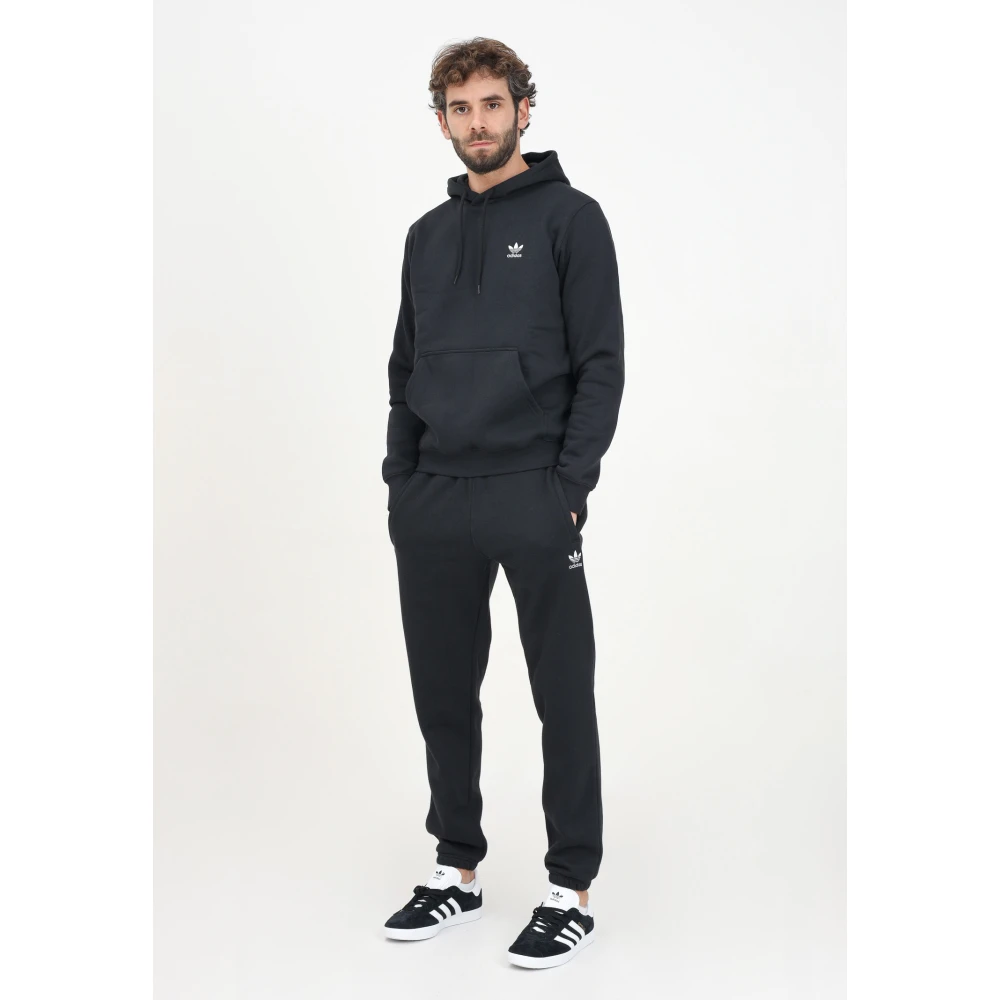 adidas Originals Zwarte Sportieve Essentials Broek Black Heren