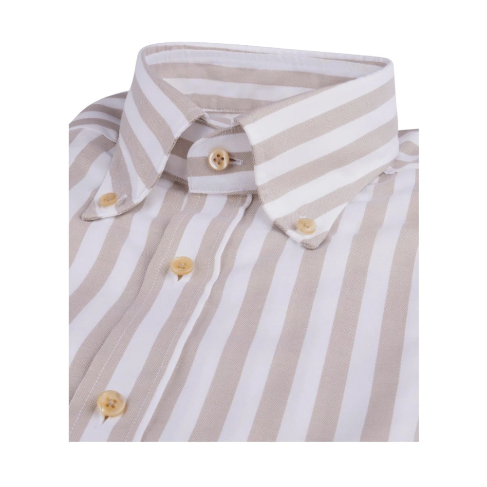 Stenströms Gestreept Oxford Overhemd met Button Down Kraag Multicolor Heren