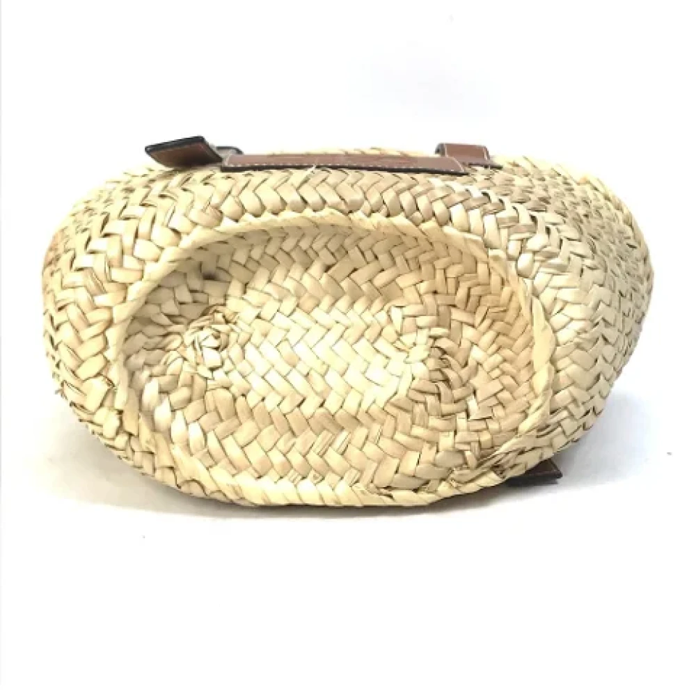Loewe Pre-owned Fabric handbags Beige Dames