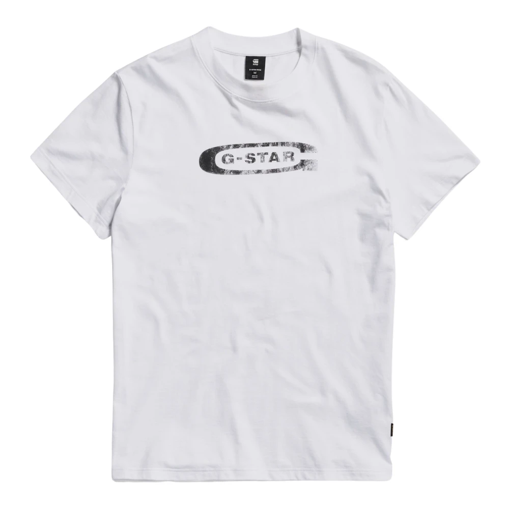 G-Star Vintage Logo T-shirt met korte mouwen White Heren