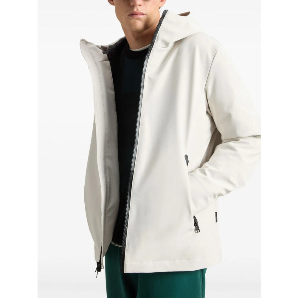 Woolrich Ivoor Winterjassen Beige Heren