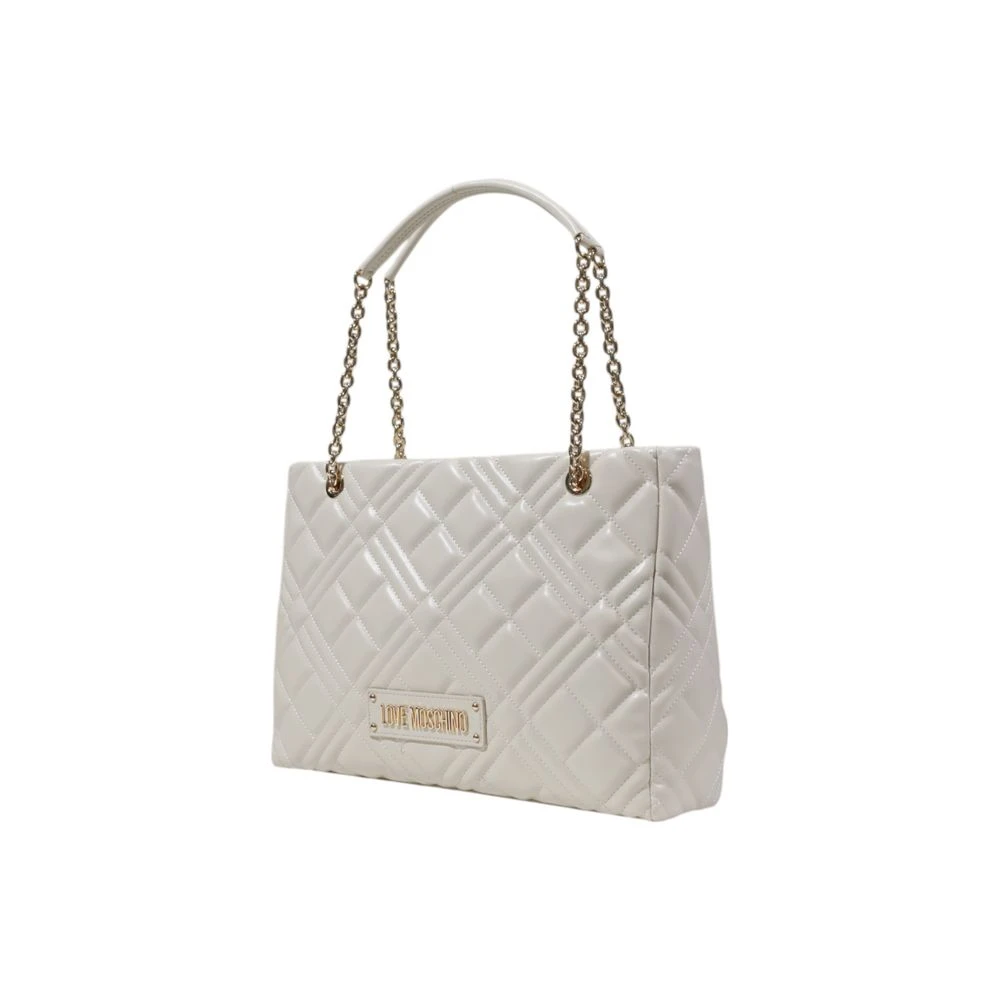 Love Moschino Beige Handtas Lente Zomer Collectie Beige Dames