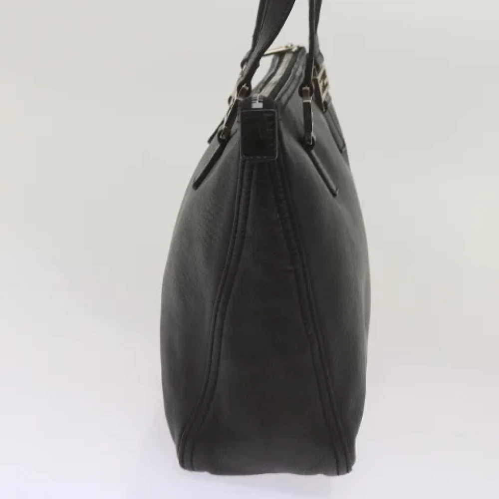 Fendi Vintage Pre-owned Leather handbags Black Dames