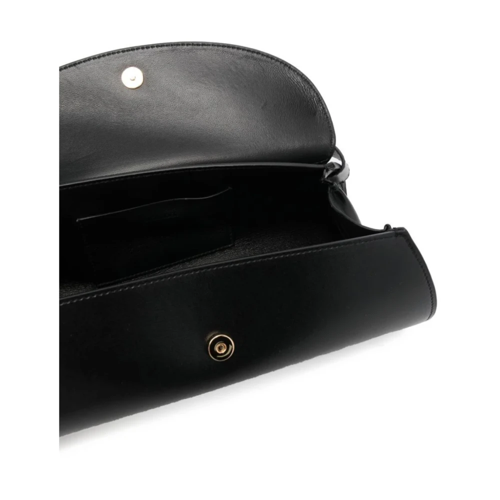 Jil Sander Zwarte Cannolo Kleine Crossbody Tas Black Dames