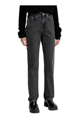 High Rise Straight Jeans