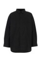 chemise-oversize-en-popeline-noire
