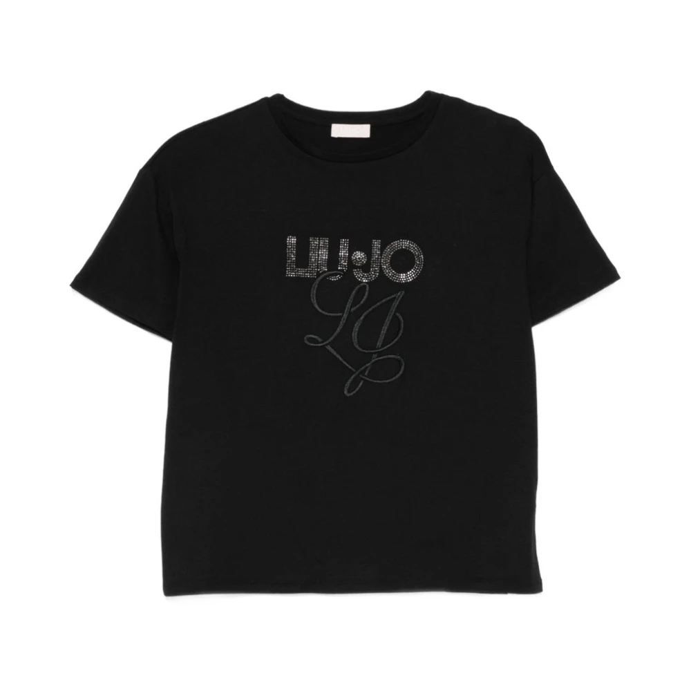 Liu Jo Vrouw Zwart Tops Dames, S, T-Shirts En Polo's