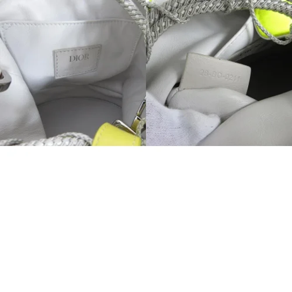 Dior Vintage Pre-owned Nylon dior-bags Yellow Dames