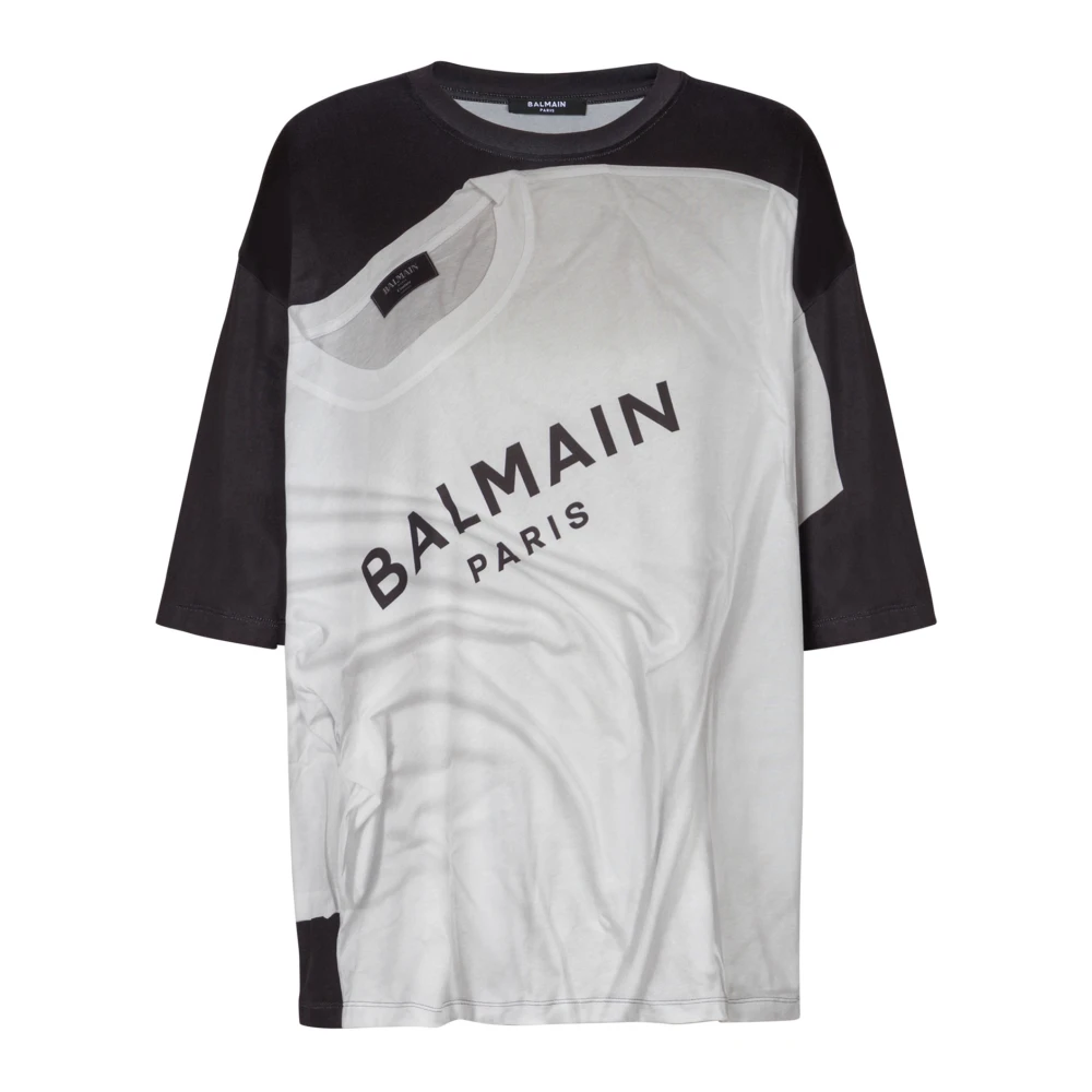 Balmain - Tops > T-Shirts - White - Balmain - Modalova