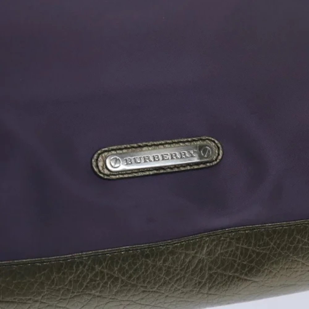 Burberry Vintage Pre-owned Fabric totes Purple Dames