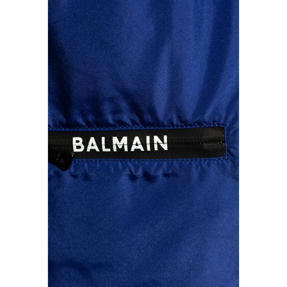 Balmain Zwembroek met logo Blue Heren