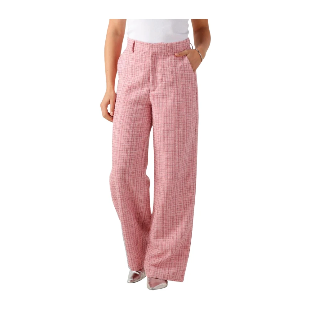 NEO NOIR Glitz Boucle Broek voor Vrouwen Pink Dames