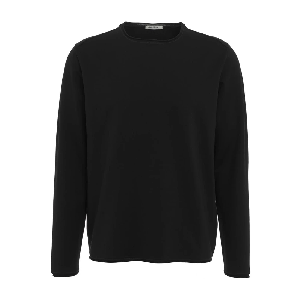 Stefan Brandt Zwarte Sweatshirt Ss24 Black Heren