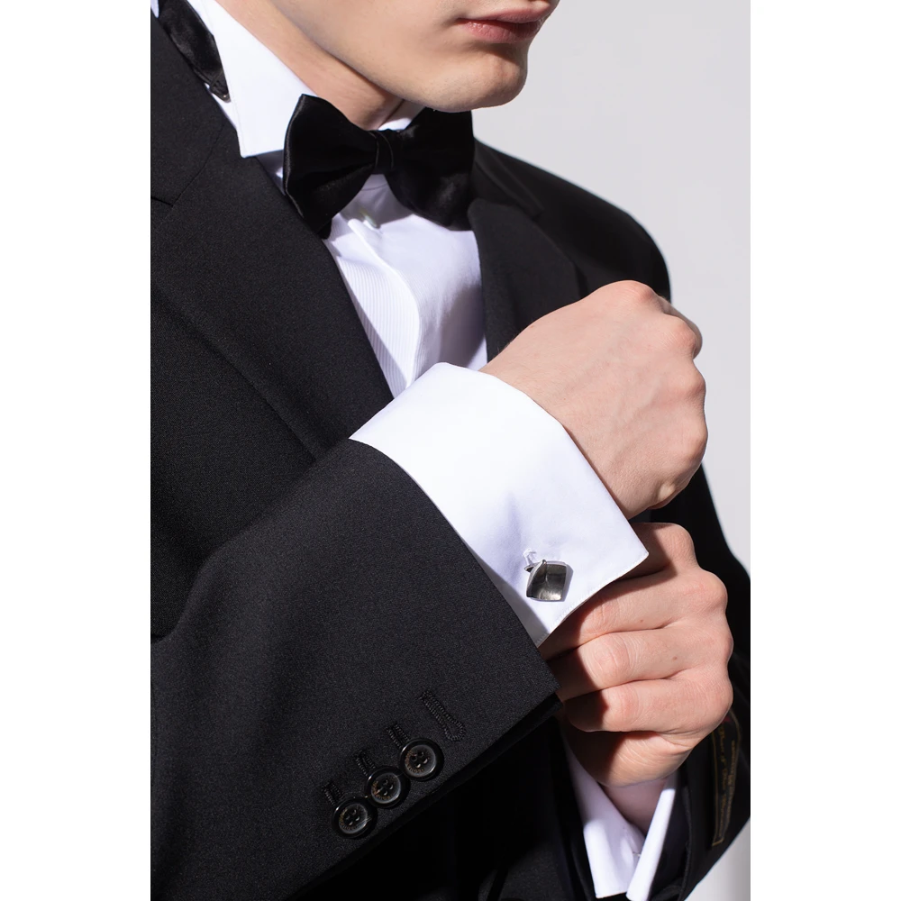 Emporio Armani Silk bow tie Black Heren