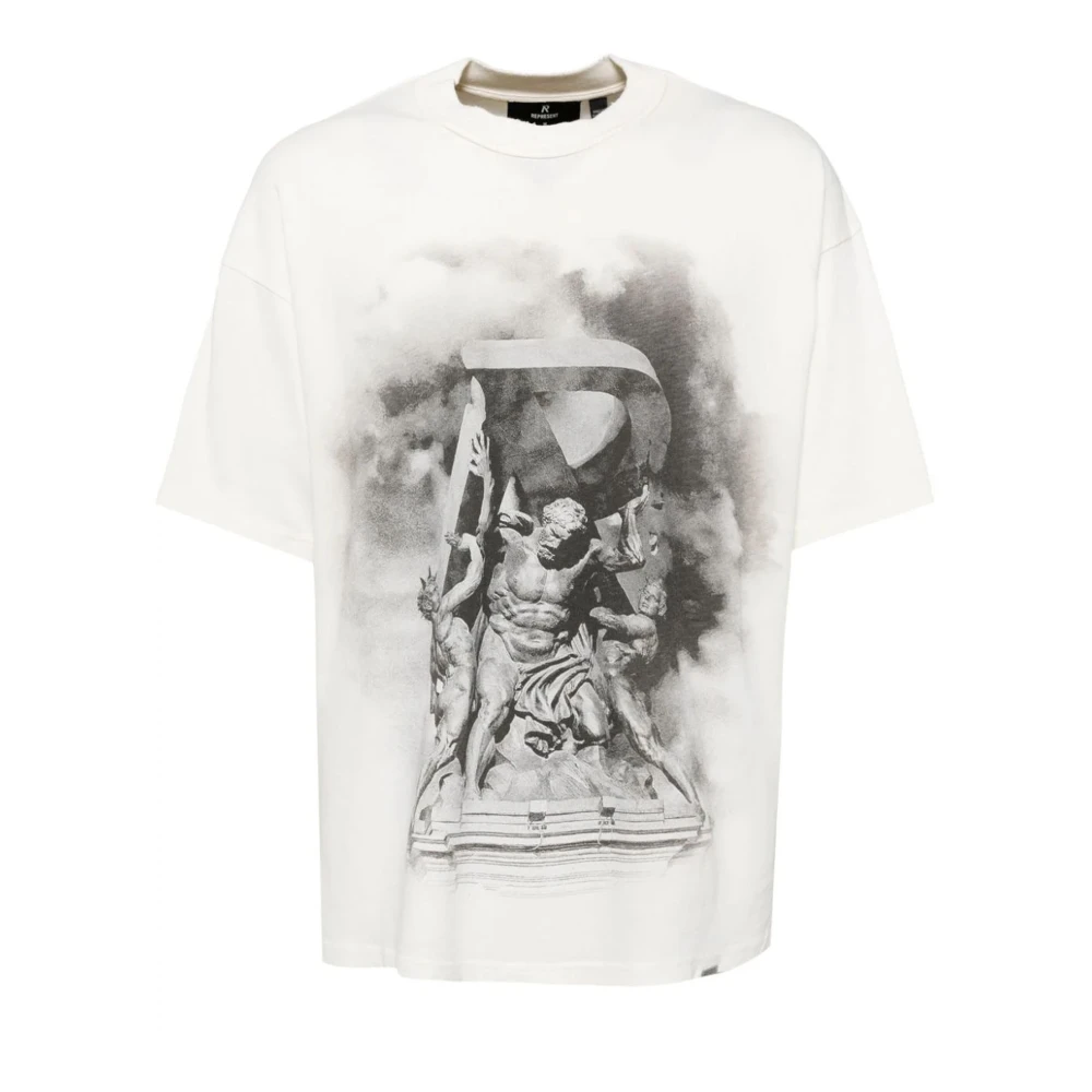 Represent Witte Katoenen Grafische T-shirt White Heren